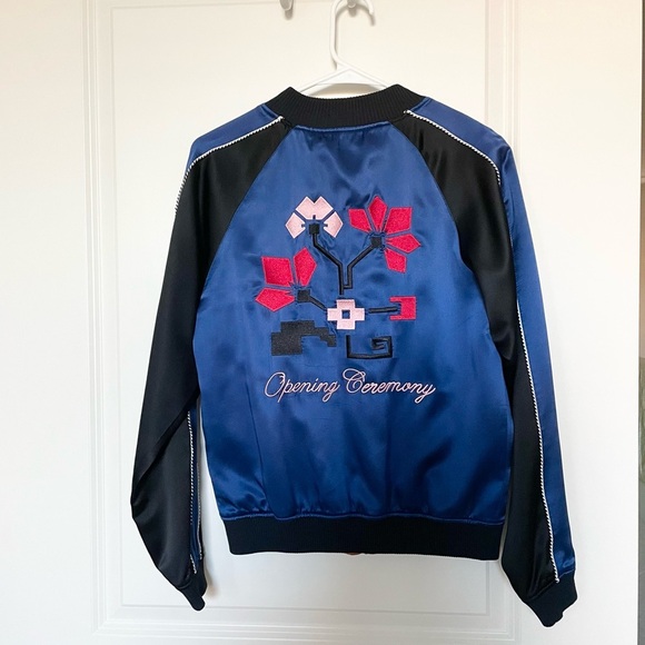 Opening Ceremony embroidered silk souvenir jacket xs - Picture 3 of 6